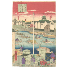 Utagawa Hiroshige III: Nihonbashi Bridge - Tokyo Meisho - Artelino