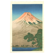 風光礼讃: Mt.Fuji and Yamanaka Lake (rare, pre W.W.II) - Artelino