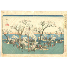 Utagawa Hiroshige: Picnic - Edo Meisho - Artelino