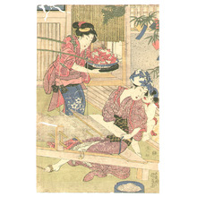 Utagawa Kunisada: Weaver - Artelino