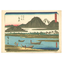 Utagawa Hiroshige: Kambara - Tokaido (chuban) - Artelino