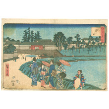 Utagawa Hiroshige: Soto Sakurada - Edo Meisho - Artelino