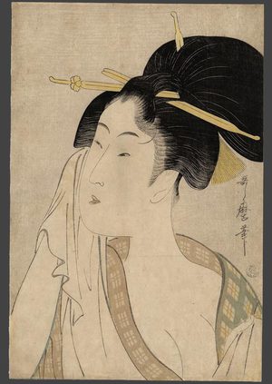 Kitagawa Utamaro: Ha.... Of the southern station - The Art of Japan