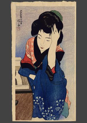 伊東深水: Yujo (Harlot) 14/100 - The Art of Japan