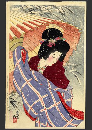 伊東深水: Snowstorm 80/150 - The Art of Japan