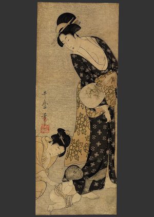 喜多川歌麿: Mother and child - The Art of Japan