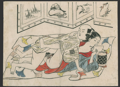Okumura Masanobu: #8 of 11 Lovers getting bored (To be sold as a set) - The Art of Japan