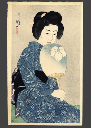 伊東深水: Cotton Kimono - The Art of Japan