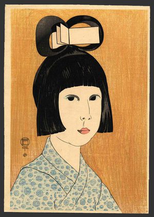Fritz Capelari: (Title unknown) Portrait of a Girl - The Art of Japan