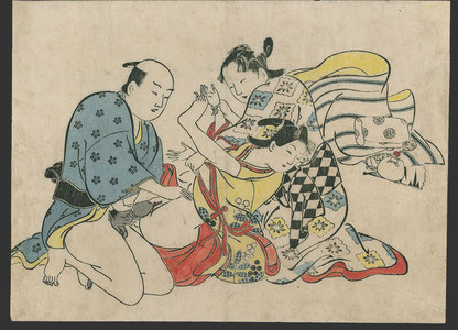 奥村政信: #10 of 11 The spice of a threesome (To be sold as a set) - The Art of Japan