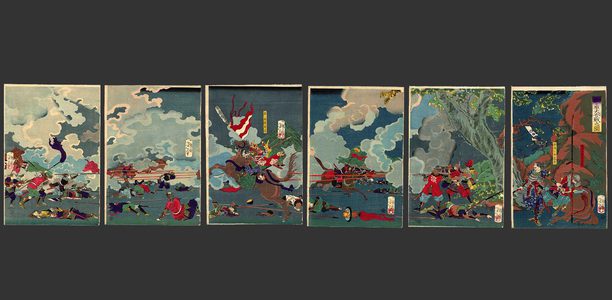 月岡芳年: Great battle of Sekigahara - The Art of Japan