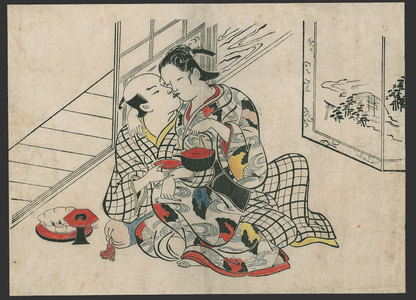 Okumura Masanobu: #2 of 11 Abuna-e (To be sold as a set) - The Art of Japan