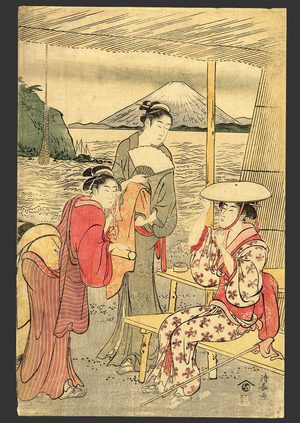 Torii Kiyonaga: Visitors to Enoshima - The Art of Japan