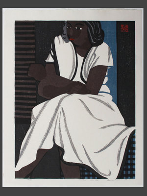 橋本興家: Work No.1 White (Woman in White) 22/80 - The Art of Japan
