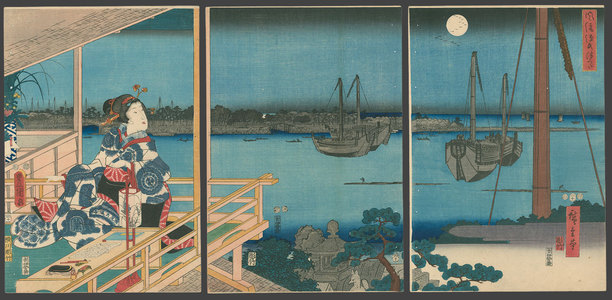 歌川広重: Tsukuda - The Art of Japan