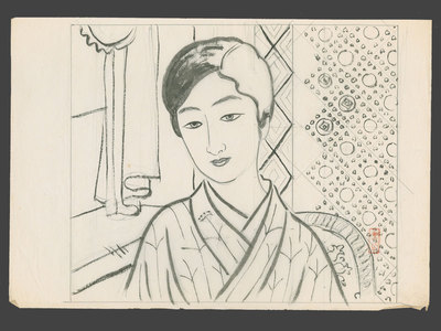 Komura Settai: Moga (Modern) Girl - The Art of Japan