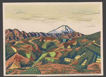 Okiie: Mountain Landscape - Mt. Fuji - The Art of Japan