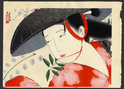Kitano Tsunetomi: Wisteria Maiden (Fuji-Musume) - The Art of Japan