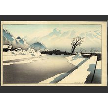 Peter Irwin Brown: Winter in Manchukuo, early morning sleighride - The Art of Japan