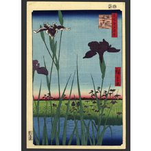 歌川広重: Horikiri Iris Garden - The Art of Japan