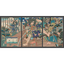 歌川貞秀: A Scene From the Soga Brothers: Revenging Their Father - The Art of Japan