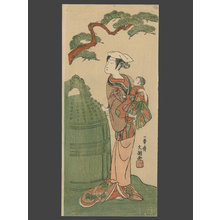 Ippitsusai Buncho, 一筆斉文調 (Buncho)による浮世絵「Nakamura Matsue I in an Onnagata Role」