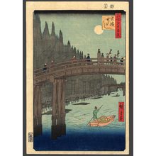 Utagawa Hiroshige: Bamboo wharf at Kyobashi - The Art of Japan