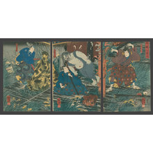 Utagawa Kuniyoshi: Three Brave Warriors of Our Country - The Art of Japan