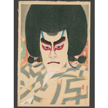 名取春仙: Ichikawa Sadanji II as Narukami - The Art of Japan