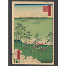 Utagawa Hiroshige: #17 View to the North from Asukayama - The Art of Japan