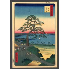 Utagawa Hiroshige: The Armor Pine on Hakkei Hill - The Art of Japan
