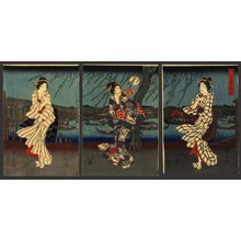 歌川広重: Ryogoku yu-suzumi - The Art of Japan
