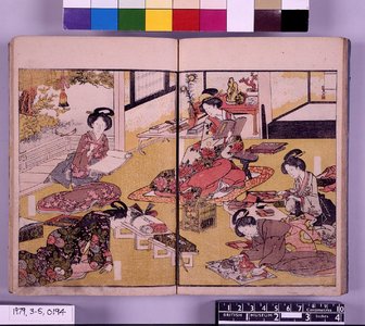Utagawa Toyokuni I: Ehon imayo sugata 絵本時世粧 (Picture-book of Modern Figures of Fashion) - British Museum