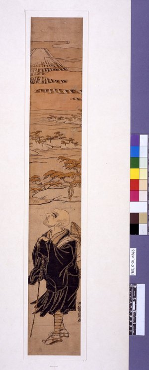 Japanese Print "print / hashira-e" by Isoda Koryusai, 磯田湖龍齋 (Isoda Koryusai (磯田湖龍齋))