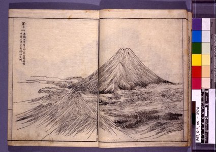 谷文晁: Nihon meizan zue 日本名山図会 (Illustrations of Famous Mountains in Japan) - 大英博物館
