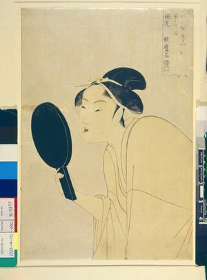 喜多川歌麿: Omoshiro / Fujin Sogaku Jittai - 大英博物館