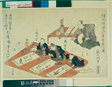 Bunro: Shinshu Nezu no sando sekigaki no zu - British Museum