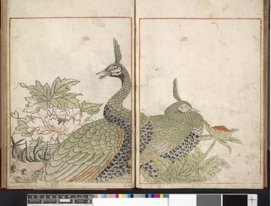 鳥山石燕: Sekien gafu 石燕画譜 - 大英博物館