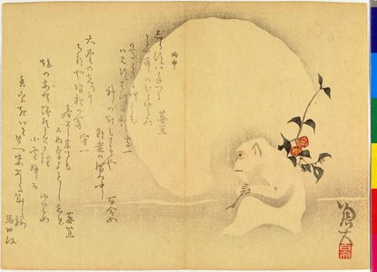佐藤魚大: surimono - 大英博物館