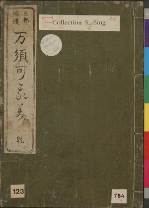 Yoshida Hanbei: Santo yakusha masukagami 三都俳優ますかゞみ (A Clear Mirror of Actors of the Three Cities) - British Museum