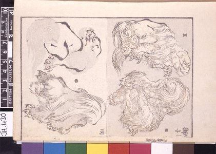 Katsushika Hokusai: Santai Gafu 三体画譜 - British Museum