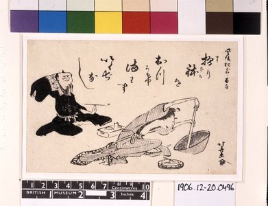 Katsushika Hokusai: Furyu Odoke Hyakku - British Museum