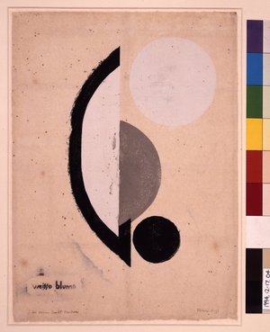 Onchi Koshiro: Image No. 2. Weisse Blume - British Museum