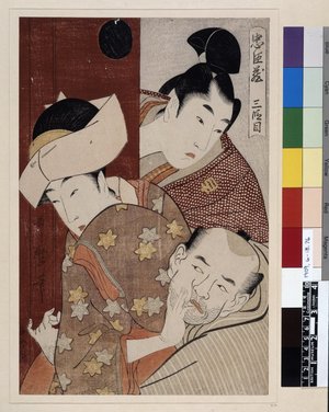 Kitagawa Utamaro: San-danme 三段目 (Act Three) / Chushingura 忠臣蔵 (Treasury of the Loyal Retainers) - British Museum