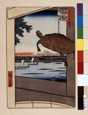歌川広重: No 51,Fukagawa Mannenbashi / Meisho Edo Hyakkei - 大英博物館