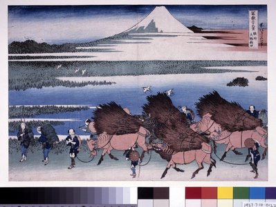 Katsushika Hokusai: Shun-shu Ono Shinden / Fugaku sanju Rokkei - British Museum