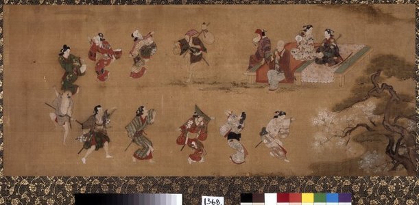 宮川長春: screen / painting / handscroll - 大英博物館