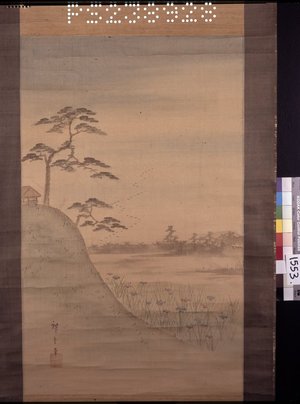 歌川広重: forgery / painting / hanging scroll - 大英博物館