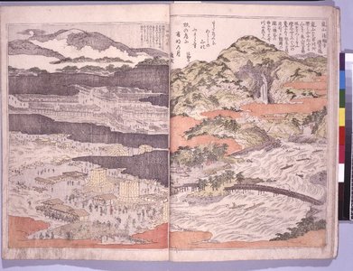 北尾政美: Ehon miyako no nishiki 絵本都の錦 (Picture-book of Brocades of the Capital (Kyoto)) - 大英博物館