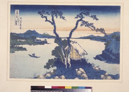 葛飾北斎: Shinshu Suwa-ko / Fugaku Sanju Rokkei - 大英博物館
